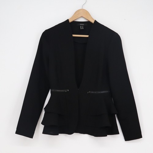 Forever womens black peplum - black,